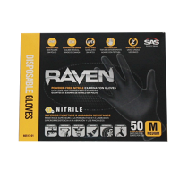 Raven 7mil Nitrile Gloves (50 gloves by weight)